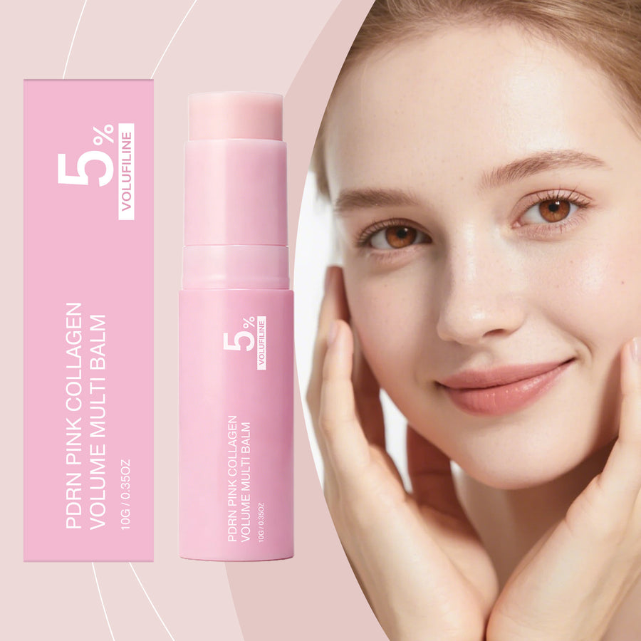 Stick Hydratant Visage au Collagène | Collagen Moisturizing Face Stick avec un design rose et élégant.